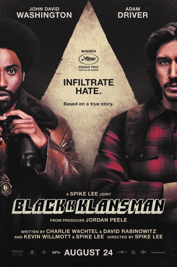 BlacKkKlansman' parallels white America's past and present - Pipe Dream