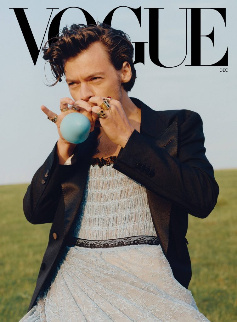 Harry Styles' Vogue cover stirs up conversation on gender-neutral fashion  choices - Pipe Dream